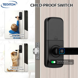 Cerradura Inteligente para Puerta de Dormitorio con Huella Digital y WiFi Tuya, Sin Llave, de Tediton Manufacture - Product Image 4