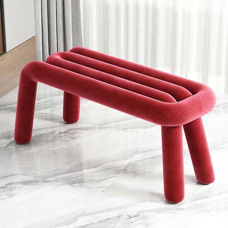 Banc long (rouge)