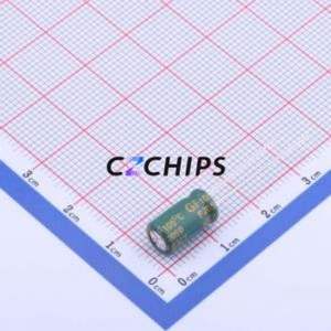 Condensador Electrolítico de Aluminio de Orificio Pasante GF680M025E110A, Orificio Pasante, D6.3xL11mm 68uF 20% 25V 300mA-100kHz - Product Image 2