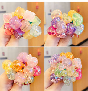 حبل شعر جديد للأطفال للفتيات الصغيرات بعلبة 10 من ربطات شعر للأطفال - Product Image 2