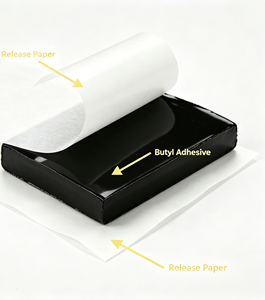 Ruban adhésif d'étanchéité en caoutchouc butyle double face pour la réparation des toitures modernes et des piscines, à forte adhérence - Product Image 4