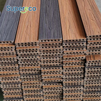 Planches de terrasse en composite WPC co-extrudé, modernes, antidérapantes, à installation par clipsage, résistantes aux intempéries, pour usage extérieur dans les jardins et parcs