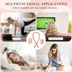 Oferta Especial: Set de Rulos de Seda Sin Calor, Diadema para Rizos Sin Calor y Rulos Térmicos para Dormir Durante la Noche - Product Image 6