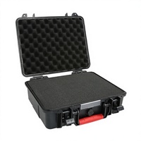 Boîte à outils portable étanche IP67 avec valve à pression automatique et loquets pour réparation automobile, modèle AK-18-01, 280*246*106mm