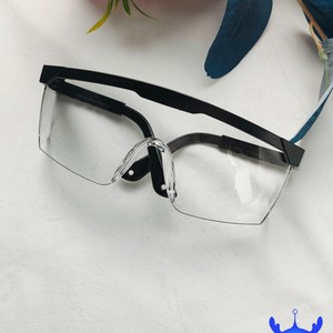 Gafas de seguridad de alta transmisión de luz, resistentes a impactos, con marco ajustable, gafas protectoras para protección ocular - Product Image 4