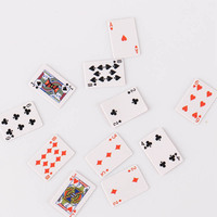 Nourriture et jeu miniatures Mini Poker Mini modèle Tiktok même modèle 1:12 Points Ob11 scène de vie de maison de poupée