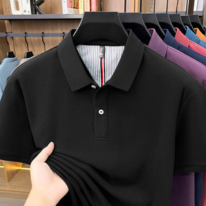 <span class=keywords><strong>Polo</strong></span> in Cotone Spazzolato di Alta Qualità per <span class=keywords><strong>Uomo</strong></span>, Nuovo Stile Estivo 2026, T-shirt Casual e Traspirante a <span class=keywords><strong>Manica</strong></span> Corta - Product Image 5