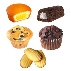 High-end cake production line full automatic muffin cake maker machine industrial multi-cake bakery food machine for factory