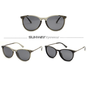 2025 Hot Selling Retro Design <b>Round</b> <b>Frame</b> Unisex Sun Glasses OEM Manufacturer Custom Logo Shades Classic Women Men Sunglasses - Product Image 2