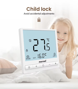 ตัวควบคุมอุณหภูมิเทอร์โมสตัททำความร้อนใต้พื้นไฟฟ้าดิจิตอลพร้อมฟังก์ชั่นเทอร์โมสตัทสำหรับใช้ในโรงแรมและบ้าน - Product Image 6