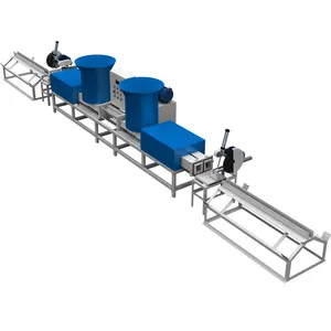 압축 된 나무 팔레트 발 블록 톱밥 보드 만들기 기계