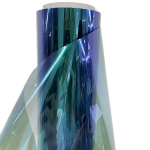 Película de camaleón que cambia de Color 20% 60% 70% 80% VLT Azul Púrpura Verde Rojo Puesta de sol Color Tinte solar Camaleón Película de ventana 60in * 100ft - Product Image 1