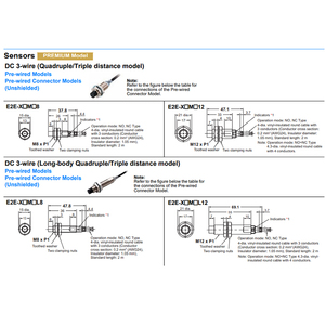 E2E-X4C18 c28b1d8b28b1t8-M1-M3-M5-m1tj Công tắc cảm biến tiệm cận cảm ứng 0.3m M8 4mm E2E-X4C1L8 M1-M3-M5 - Product Image 5