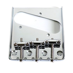 Proveedor Mayorista de Fábrica: Puente de <span class=keywords><strong>Guitarra</strong></span> Eléctrica de Alta Calidad, Tipo Saddle, de Latón Vintage, de 3 Púas, para Zurdos, Color Cromo - Product Image 4