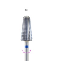 Rotación bidireccional para zurdos y diestros, eliminación rápida de acrílico o Gel duro, vástago de 3/32 ", taladro de uñas, broca de volcán de carburo, herramientas de manicura