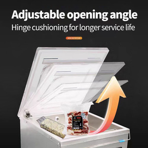 Dz-320 nhà máy trực tiếp bán tự động máy tính để bàn thép không gỉ buồng duy nhất cá thực phẩm Xúc Xích Gà chân không niêm phong máy đóng gói - Product Image 5