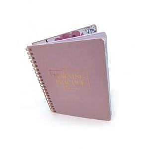 Carnet A5 personnalisé avec impression dorée, couverture en PU et carton, reliure spirale, style mini-carnet, emballage cadeau en boîte - Product Image 4