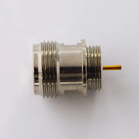 Connecteurs coaxiaux RF de type N femelle étanches avec isolation étendue pour montage sur panneau arrière, bornes de connexion pour applications électriques industrielles