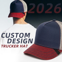Gorra Trucker Personalizada de Malla Sublimada con Bordado 3D de Velour, la Más Popular del Mercado