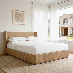 Muebles Modernos para Sala de Estar, Otros Muebles para Sala de Estar, Muebles Comerciales para Niños, Cama Doble de Madera de Roble para Villa, Muebles de Interior - Product Image 1