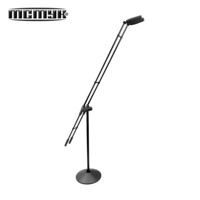 Microphone à condensateur professionnel M-6114 à double pôle, design sur pied en métal, connecteur XLR, filaire, suppression du bruit, pour chorale