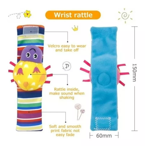 Ensemble de chaussettes de poignet et de détecteur de pied pour bébé, jouets parfaits pour les nouveau-nés de 0 à 12 mois, garçons et filles comme cadeaux de <span class=keywords><strong>Baby</strong></span> Shower - Product Image 5