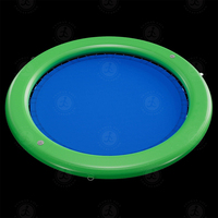 Commercial 8FT rond gonflable flottant mer bateau quais plate-forme de bain gonflable flottant eau hamac flotteur piscine