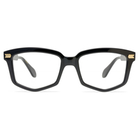Fonex-lunettes en acétate, pour hommes et femmes, forme carrée, Vintage et faite à la main, Prescription, myopie optique, cadres, verres transparents