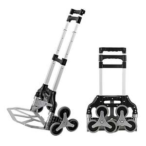 Carretilla Plegable para Subir Escaleras Tianyu 608-6T, 6 Ruedas, Aleación de Aluminio Ligera, Capacidad de 70 kg, Carretilla de Mano Portátil para Equipaje - Product Image 1