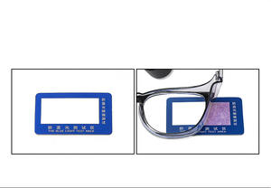 نظارات نسائية فاخرة مع إطار نظارات دائري نظارات أمان مضادة للأشعة الزرقاء والغموض والغبار - Product Image 3