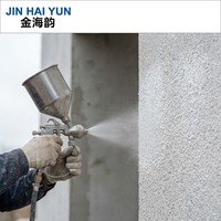 Peinture murale liquide de qualité industrielle pour extérieur, effet granit naturel, double usage : raclage et pulvérisation