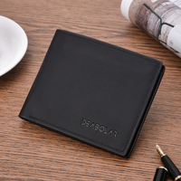 Dompet Pria Pendek Sederhana Kasual Kulit PU Dompet Pria
