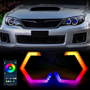 2 шт. 12 В/24 В RGB шестигранные кольца с подсветкой - Product Image 1