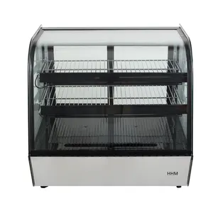 Çin ucuz yüksek kaliteli 120L tezgah üstü pasta sunum kabini fırın camekanlı dolap buzdolabı
