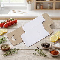 Boîte d'emballage de soins de la peau personnalisée, boîte de papier créative en gros, personnalisation de boîte à insertion unique de carte blanche
