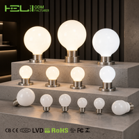 Ampoule LED G95 Globe en gros 13W E27 1400Lm 100-265V en plastique recouvert d'aluminium PC DOB à courant constant pour usine