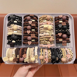 Élastiques à <span class=keywords><strong>cheveux</strong></span> haute élasticité, sans dommage, doux pour <span class=keywords><strong>les</strong></span> <span class=keywords><strong>cheveux</strong></span>, élastiques pour femmes aux <span class=keywords><strong>cheveux</strong></span> épais - Product Image 2