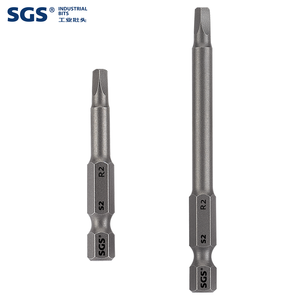 SGS مصدر مصنع 6.35 مللي متر قوي المغناطيسي S2 المواد 50 مللي متر 75 مللي متر واحد رئيس Squarer الصناعية مفك بت - Product Image 4