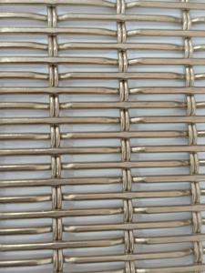 キャビネットドア用デザイナー装飾アンティーク真鍮メッキワイヤーメッシュシート - Product Image 2