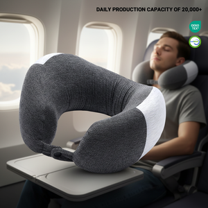 Prix direct usine, support OEM/ODM, oreiller ergonomique <span class=keywords><strong>en</strong></span> mousse à mémoire de forme à rebond lent, confortable pour le voyage et la maison - Product Image 1