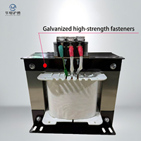 Transformateur de puissance monophasé CA fabriqué en Chine 220V 110V 100V ; Cuivre/Aluminium Haute Efficacité 0.98 50/60Hz ; Tension d'alimentation