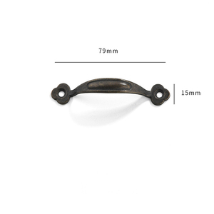 סיני חדש מסגסוגת עתיק מסגסוגת עץ, ארון בגדים, תיבת תכשיטים מכונת ידית בר - Product Image 6