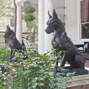Escultura de Latón de Jardín de Fundición Profesional, Estatua de <span class=keywords><strong>Perro</strong></span> <span class=keywords><strong>Doberman</strong></span> <span class=keywords><strong>Pinscher</strong></span> de Bronce - Product Image 6