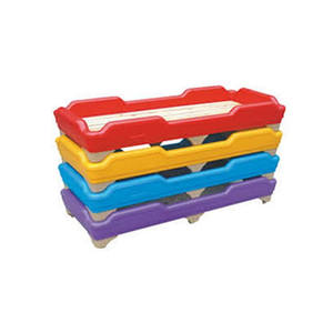 Kindergarten betten kindertages möbel kinder schlafzimmer stapelbar kunststoff kinder + betten QX-18202B - Product Image 1