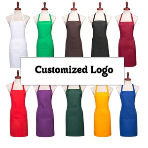 Tabliers de cuisine sans manches personnalisés avec impression de logo, couleur unie, pour restaurants et hôtels - Product Image 4