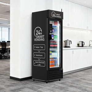 Haha Vending US stok lokal otomatis Self Service dengan kompresor ramah lingkungan <span class=keywords><strong>Dispenser</strong></span> minuman pendingin SDK 360 200 Mini-300 buah - Product Image 1