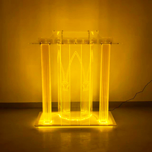 Moderno Podio de Acrílico Transparente para Iglesia, Escuela, Hotel, Hogar, Bar - Precio de Fábrica - Product Image 2