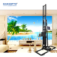 BK-UP200S UV dinding mesin cetak untuk kustom dekorasi dinding desain Interior kreatif dinding mesin Printer 3d vertikal