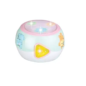 Baby Musical Rotating Hand Drum Toy With Music And Light