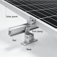 Sistem Pemasangan PV Kaki Depan & Belakang yang Dapat Disesuaikan dari Aluminium Berkekuatan Tinggi Solusi Instalasi Surya yang Andal